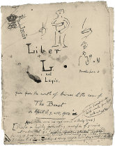 Liber L vel Legis - erste Manuskript-Seite